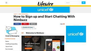 How to Sign up and Start Chatting With Nimbuzz - Lifewire