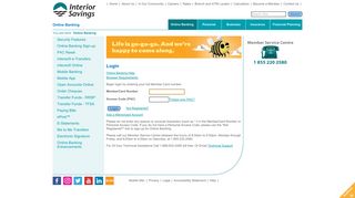 Interior Savings Credit Union - Login to Online Banking