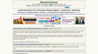 Let Me Introduce You To Paradise Payment Nigeria - Investment ...