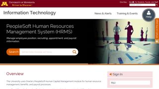 PeopleSoft Human Resources Management System (HRMS) | <span class=