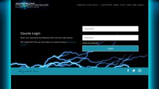 Login - Photoshop Course | Online Photoshop Training