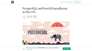 PostgreSQL and PostGIS installation in Mac OS. – Umesh Kafle ...