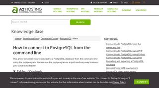 How to connect to PostgreSQL from the command line