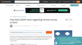 [SOLVED] How does QNAP work regarding remote access to files ...