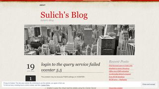 login to the query service failed vcenter 5.5 | Sulich's Blog