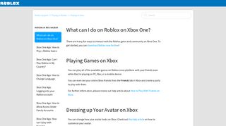 What can I do on Roblox on Xbox One? – Roblox Support