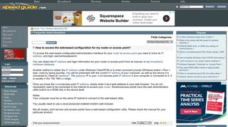 How to access the web-based configuration for my router or access ...