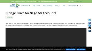 Sage Drive for Sage 50 Accounts - Sage Accounts Solutions