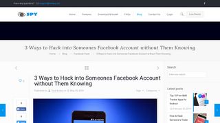 3 Ways to Hack into Someones Facebook Account without Them ...