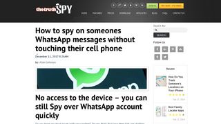 How to spy on someones WhatsApp messages without touching their ...