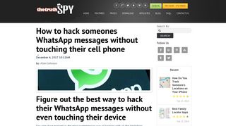 How to hack someones WhatsApp messages without ... - TheTruthSpy