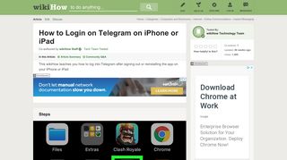 How to Login on Telegram on iPhone or iPad: 6 Steps