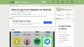 How to Log In on Telegram on Android: 4 Steps (with Pictures)