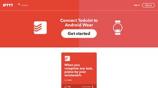 Connect Todoist to Android Wear - IFTTT