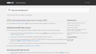 AT&T Unlimited wireless plan: How to stream HBO – HBO GO