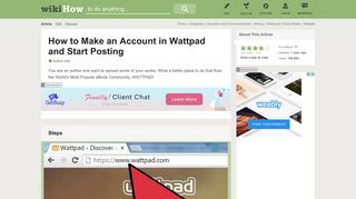 How to Make an Account in Wattpad and Start Posting - wikiHow