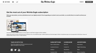 Activate Your Account | The Wichita Eagle