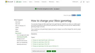 How to Change Your Xbox Gamertag - Xbox Support