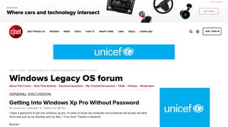 Getting Into Windows Xp Pro Without Password - Forums - CNET
