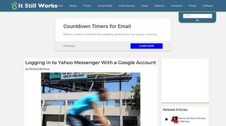 Logging in to Yahoo Messenger With a Google Account | It Still Works