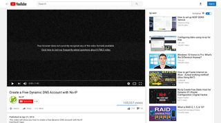 Create a Free Dynamic DNS Account with No-IP - YouTube