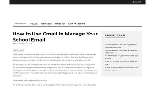 How to Use Gmail to Manage Your School Email - Notebooks.com