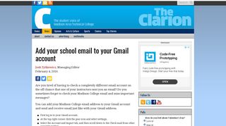 Add your school email to your Gmail account - The Clarion