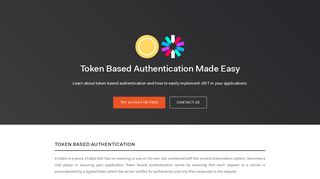 Token Based Authentication Made Easy - Auth0