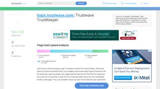 Access login.trustwave.com. Trustwave TrustKeeper