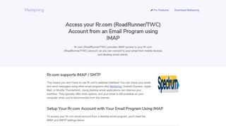 How to access your Rr.com (RoadRunner/TWC) email account using ...