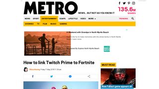 How to link Twitch Prime to Fortnite | Metro News
