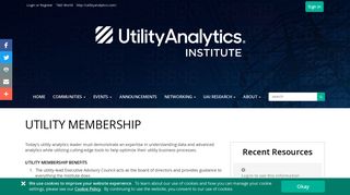 Utility Membership - Utility Analytics Institute