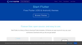 Start Flutter | Free Flutter Themes for Android and iOS