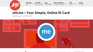 uID.me Is Your Online ID Card• Domain.ME blog