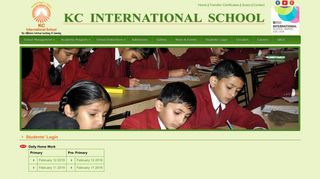 Students' Login | KC International School