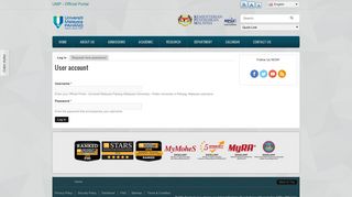 User account | Official Portal - Universiti Malaysia Pahang ... - UMP.edu