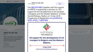 UNIFE The RAIL IND. on Twitter: 