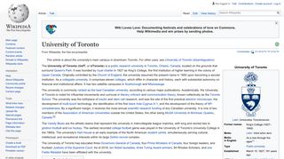 University of Toronto - Wikipedia