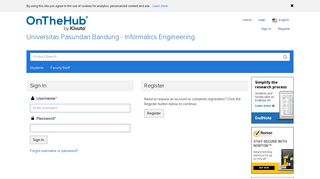 Sign In | Universitas Pasundan Bandung - Informatics Engineering ...
