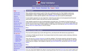 Login Forms | Documentation | Total Validator
