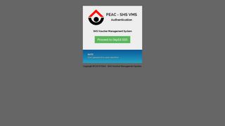 PEAC SHS-VMS | Login