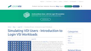 Simulating VDI Users - Introduction to Login VSI Workloads - Login VSI