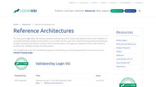 Reference Architectures - Login VSI