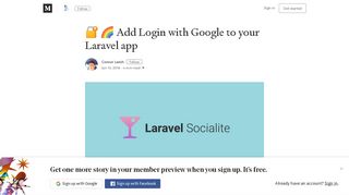 Add Login with Google to your Laravel app – Employbl – Medium