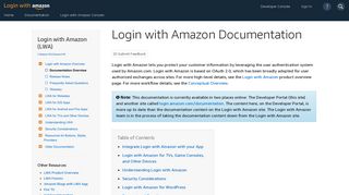 Login with Amazon Documentation | Login with Amazon