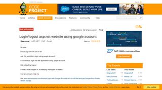 Login/logout asp.net website using google account - CodeProject