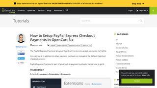 How to Setup PayPal Express Checkout Payments in OpenCart 3.x ...