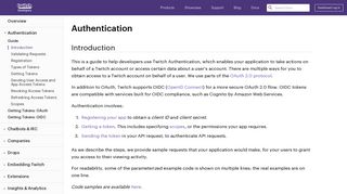 Apps & Authentication | Twitch Developers