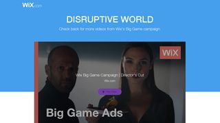 Wix.com | Stay Stunning in a Disruptive World with Wix