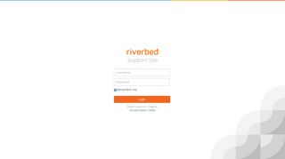 Riverbed Login Portal - Login - Riverbed Support